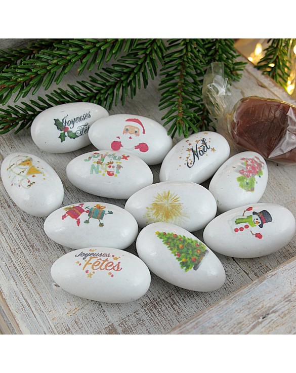 Caramels "Joyeuses Fêtes"