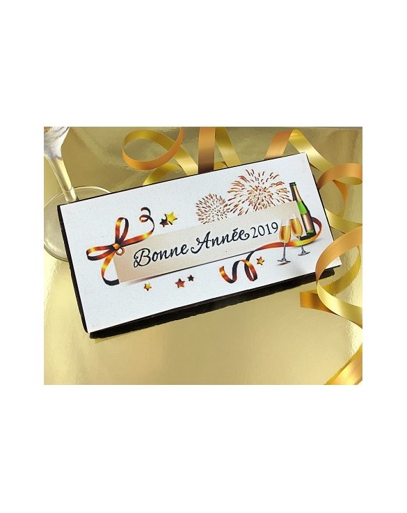 Tablette chocolat "Bonne Année"