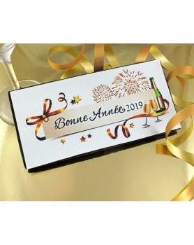 Tablette chocolat "Bonne Année"